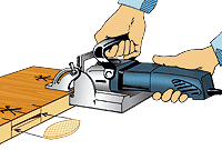 Principe de l'assemblage à lamelle