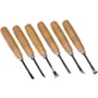 Jeu 6 mini outils de sculpture japonais