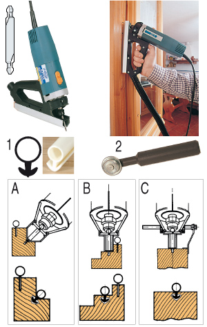 Fraiseuse Virutex RA17D pour pose de jointsisolants
