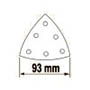 Abrasifs triangulaires 93 x 93 mm